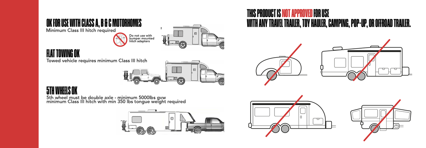 Hollywood RV Rider E-Bike Rack