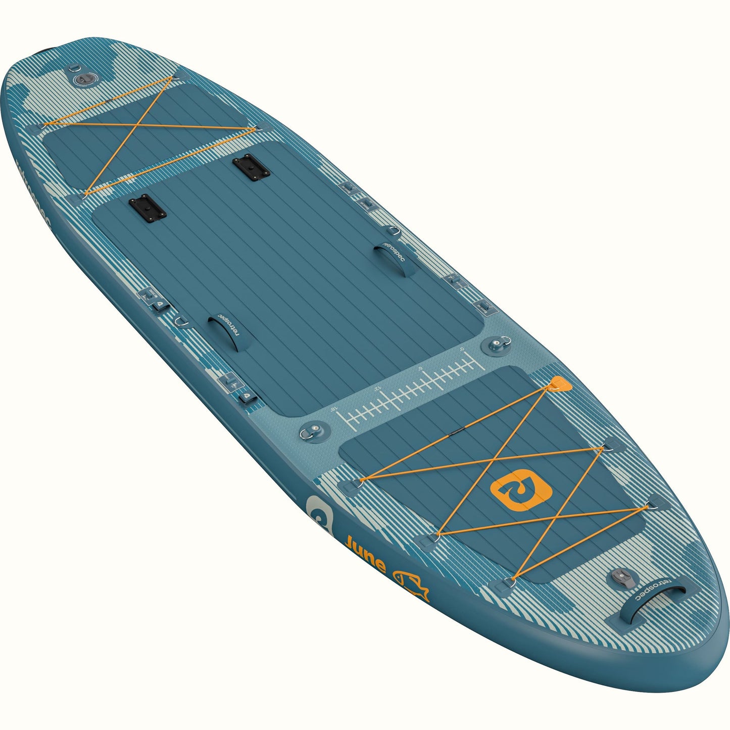 June Inflatable Fishing Paddle Board Kayak Hybrid 11’6”