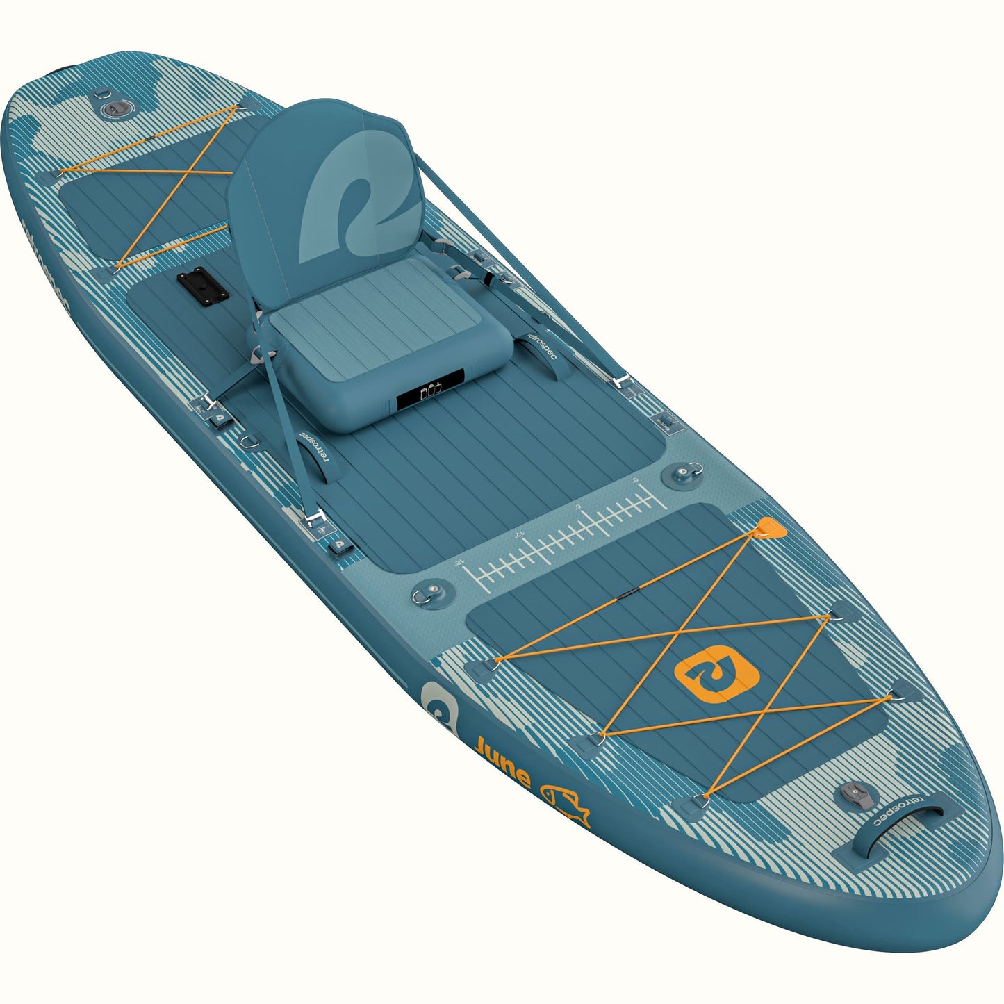 June Inflatable Fishing Paddle Board Kayak Hybrid 11’6”