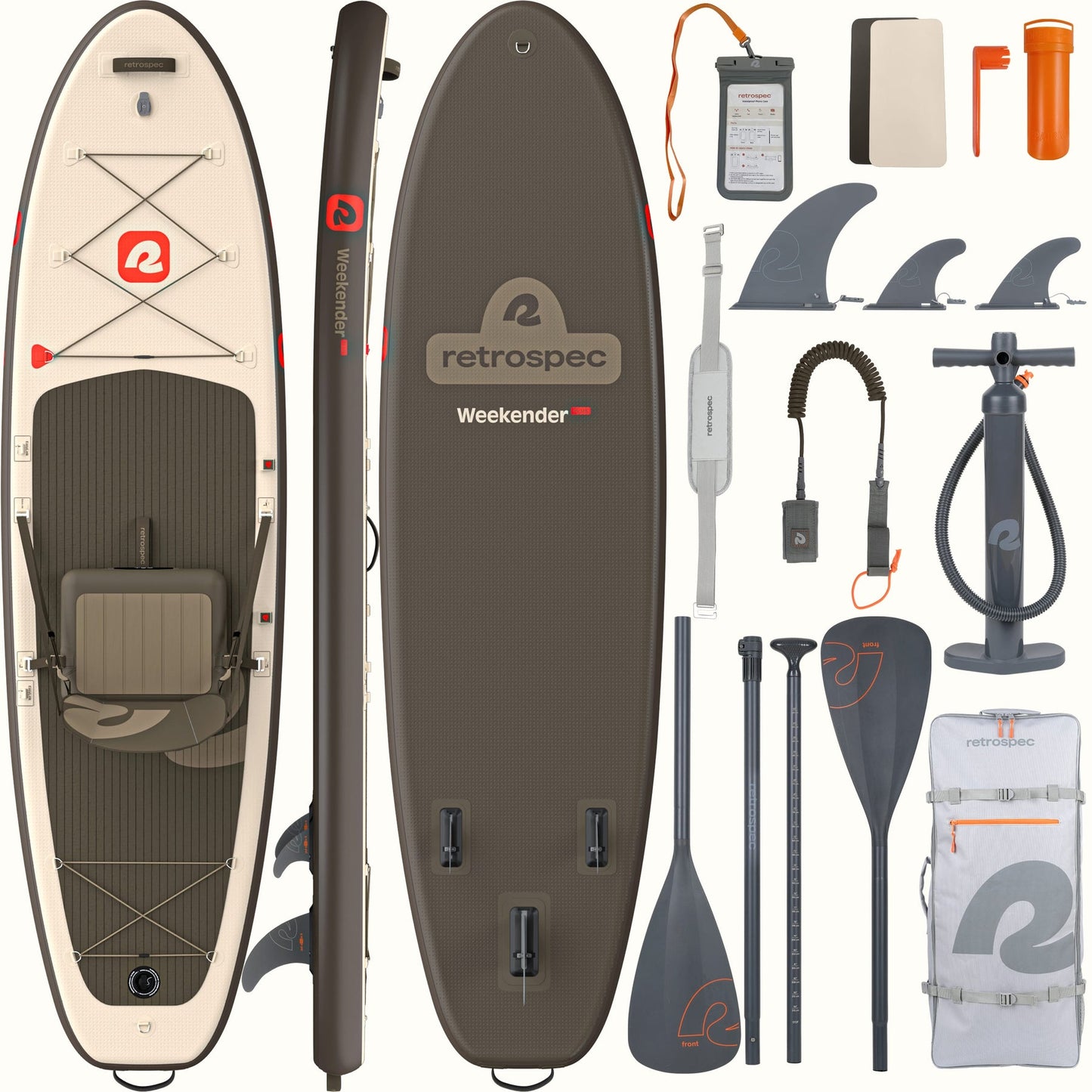 Weekender Plus Inflatable Stand Up Paddle Board Kayak Hybrid 10'6"