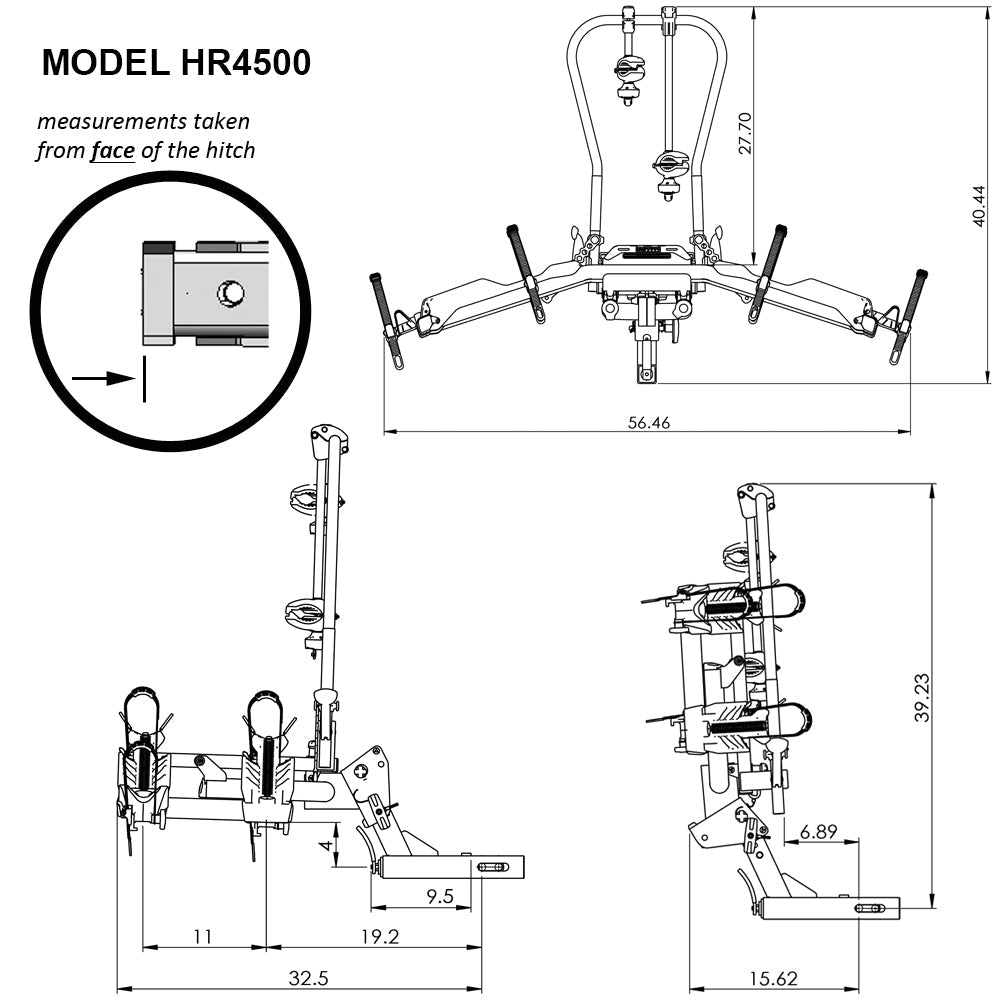 Hollywood Destination E Bike Rack for Electric Bikes